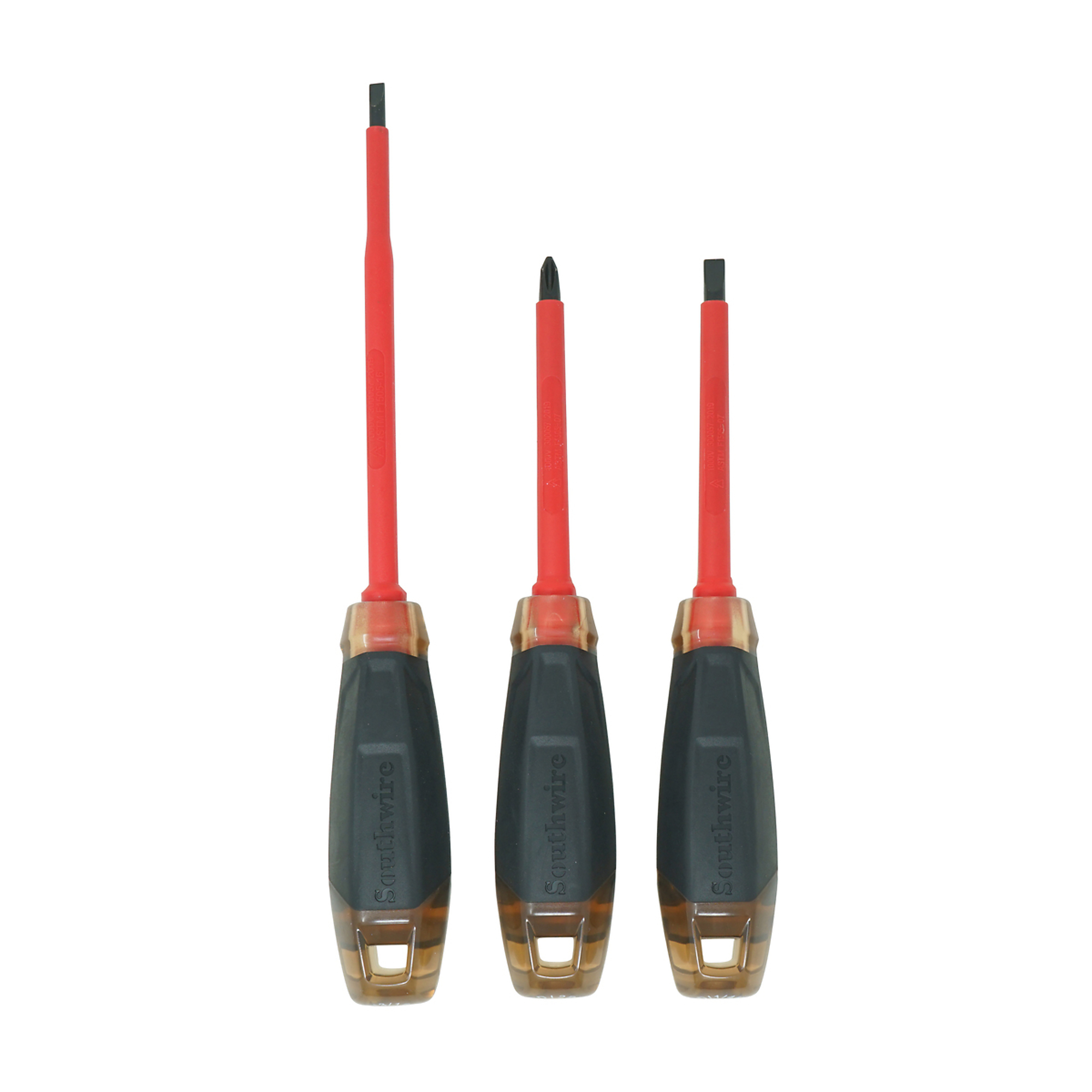 Southwire 3pc insulated screwdriver set, Model #65172040